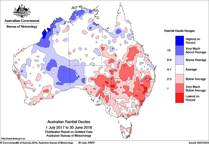 Top soil sulphur levels from cropping soil tests match up with moisture conditions – showing that sulphur leaches.